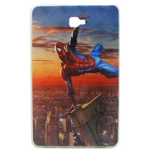 Jelly Back Cover Spider Man for Tablet Samsung Galaxy Tab A 10.1 SM-T585